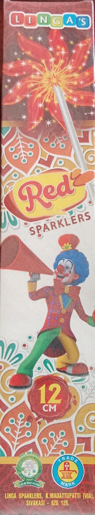 12 cm Red Sparklers