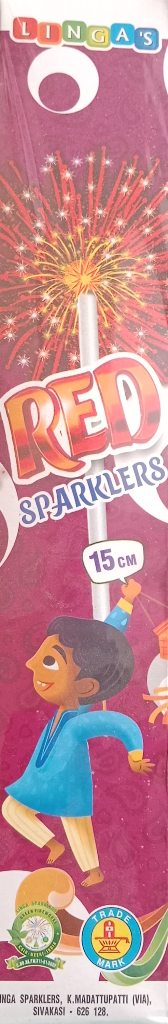 15 cm Red Sparklers